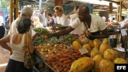 Agromercado en La Habana (Cuba)