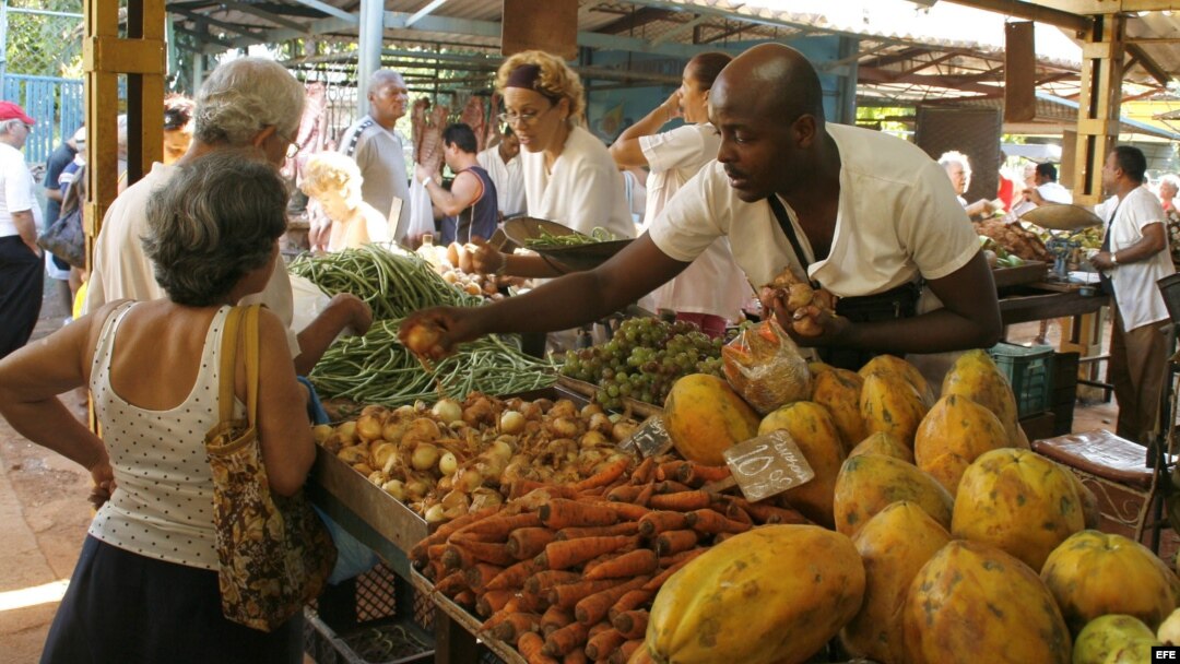 Agromercado en La Habana (Cuba)