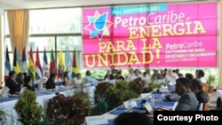 Reunión de Petrocaribe en Managua, Nicaragua.