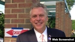 El actual candidato demócrata a Gobernador de Virginia, Terry McAuliffe.