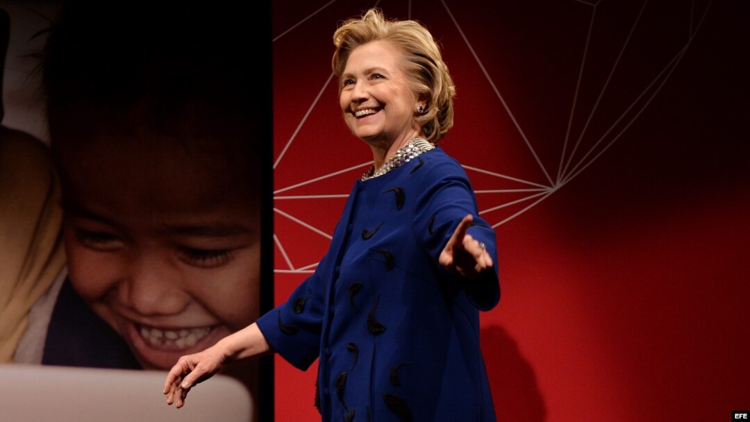 La ex secretaria de Estado de EEUU Hillary Clinton.