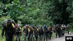 Guerrilleros de las FARC.