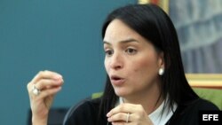  La viceministra de Asuntos Multilaterales y Cooperación de la Cancillería de Panamá, María Luisa Navarro.