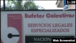 Bufetes colectivos en Cuba, detalle.