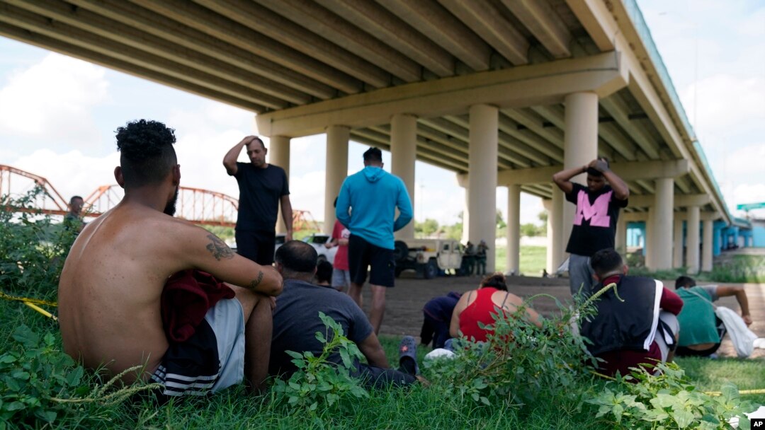 Migrantes venezolanos en la frontera Sur de los Estados Unidos
