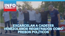 Excarcelan a cadetes venezolanos registrados como presos políticos 