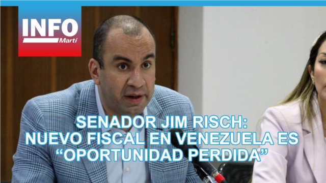 Rechazo al nuevo fiscal general de Venezuela: Jim Risch advierte que su designación “es una oportunidad perdida” - abril 14, 2026