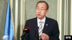El secretario general de Naciones Unidas, Ban Ki-Moon.