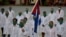 Médicos cubanos enviados a Andorra en 2020. 