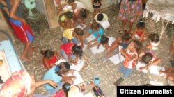 Reporta Cuba. Niños en Bayamo. Foto: FLAMUR.