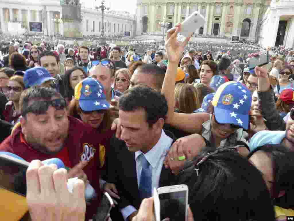 ITALIA PAPA VENEZUELA - Henrique Capriles