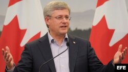El primer ministro Stephen Harper dijo que Canadá debe hacer lo que pueda para proteger a niños en otros países.