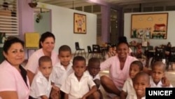 Circulo infantil rehabilitado en Cuba por UNICEF y la Fundacion Iberostar