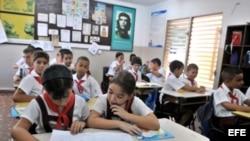 Escuela cubana primaria.