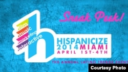 Imagen promocional del evento Hispanicize 2014.