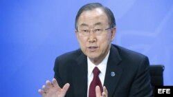 El Secretario General de Naciones Unidas, Ban Ki Moon.