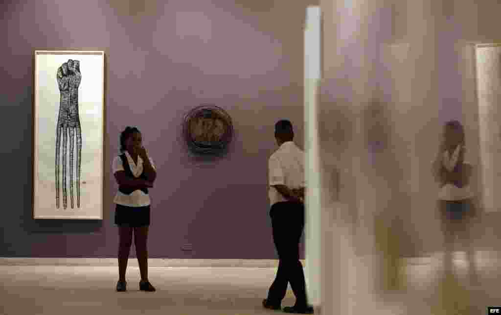 La exposición “Ruido Salvaje" en el Museo de Bellas Artes de La Habana (Cuba). Mayo de 2015.