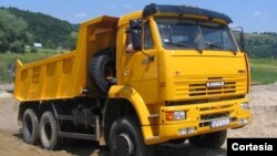 Camion Kamaz de fabricación rusa 