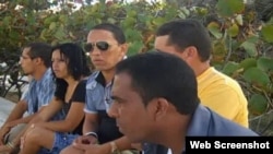 Integrantes del grupo de video independiente Palenque Visión, en Guantánamo.