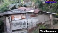 Reporta Cuba. Casas en riesgo de derumbe.