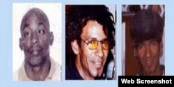 Lorenzo Enrique Copello, Bárbaro Leodán Sevilla García y Jorge Luis Martínez Isaac, fusilados por el régimen cubano (Foto: Archivo).