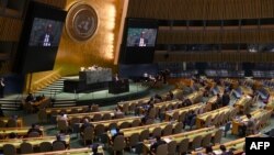 La 74 Asamblea General de Naciones Unidas en plena sesión el miércoles 30 de octubre (Foto: Timothy A. Clary/AFP).