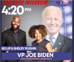 Entrevista de Biden en la estación Hot 105 de Miami