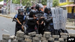 Guardias reprimen protestas en Nicaragua.