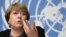 La Comisionada de Derechos Humanos de Naciones Unidas, Michelle Bachelet. 
