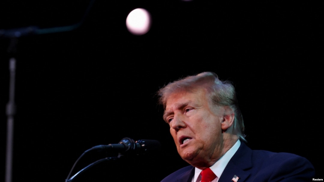 El candidato presidencial Donald Trump en un mitin en Rochester, New Hampshire, el 21 de enero de 2024. (Reuters/Mike Segar/File Photo).