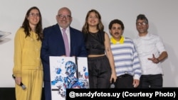 Dayceé Zamora, Martín Elgue, Karla Sánchez, Alexabder Hidalgo y Yunier Santos.