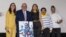 Dayceé Zamora, Martín Elgue, Karla Sánchez, Alexabder Hidalgo y Yunier Santos.