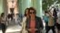 La líder demócrata en la Cámara de Representantes de EEUU Nancy Pelosi, a su llegada al Hotel Saratoga de La Habana.