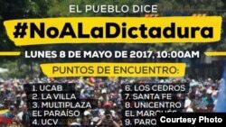 Protestas Venezuela Lunes 8 de Mayo