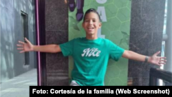 Dayán Martínez, niño cubano desaparecido tras los terremotos en Venezuela