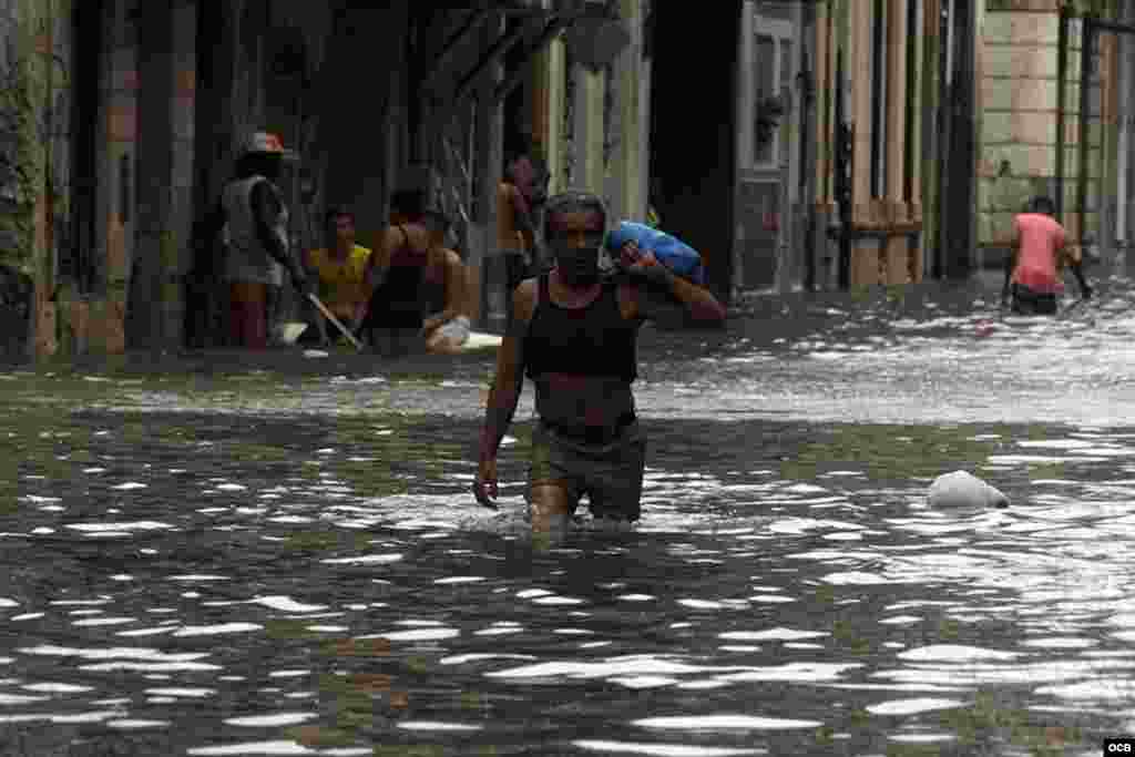 Afectaciones de Irma en La Habana. Foto Elio Delgado. 