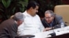 De izq. a der. Miguel Díaz-Canel, Nicolás Maduro y Raúl Castro, durante una cita del Foro de Sao Paulo en La Habana, en julio del 2018. (Foto Reuters)