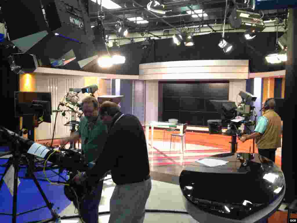 Todo listo para el comienzo del programa.