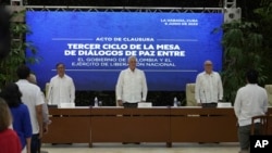 El cese de acciones ofensivas entre las partes fue acordado el 9 de junio en La Habana en el marco del proceso de paz entre el grupo armado ilegal y el gobierno colombiano. 