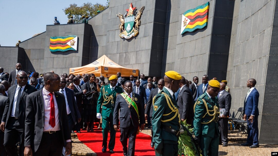 imbabwe President Emmerson Mnangagwa