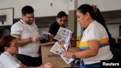 Imagen tomada durante la primera vuelta de las elecciones en Colombia