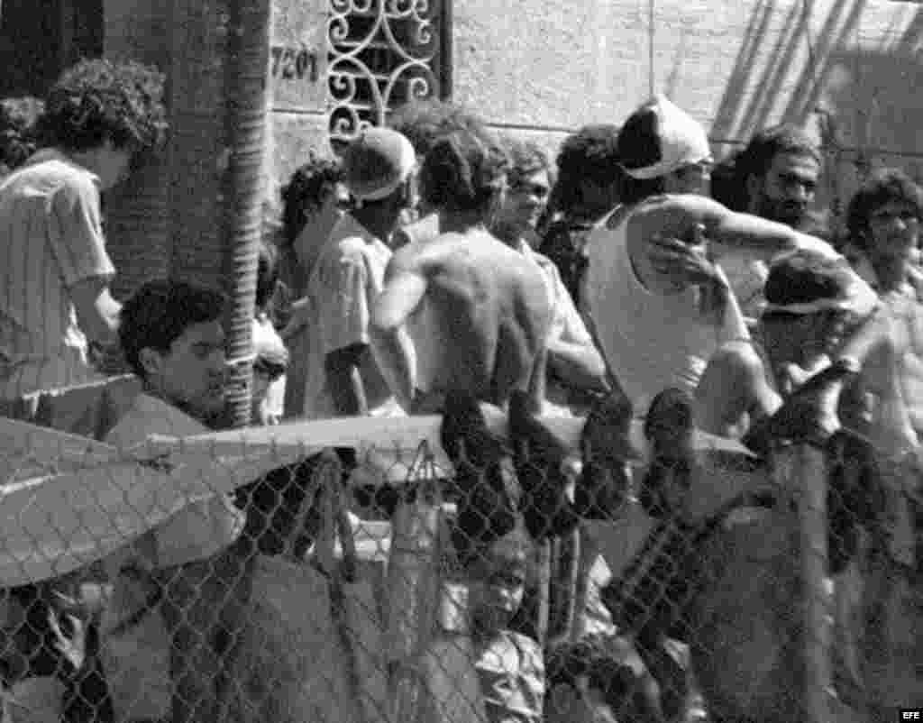 Dentro de la embajada se vivieron momentos de mucha tensión.