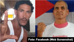 Presos políticos cubanos Ángel Cuza Alfonso y Daniel Alfaro Frías 
