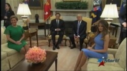Trump recibe a Presidente de Panamá en visita oficial