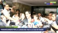 Policía de Nicolás Maduro intimida a familia de Juan Guaidó