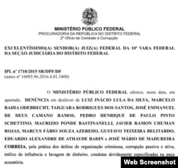 Acusación de tráfico de influencia y corrupción contra Lula