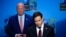 El secretario de Estado de EE. UU., Marco Rubio, observa mientras habla con periodistas durante una reunión de ministros de Asuntos Exteriores de la OTAN, en Helsingborg, Suecia, el 22 de mayo de 2026. Julia Demaree Nikhinson/Pool vía REUTERS