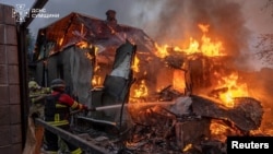 Bombardeos rusos en Sumy, Ucrania, el 15 de septiembre.