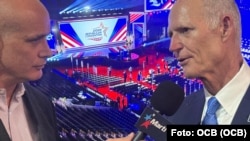 Senador Rick Scott en entrevista con Martí Noticias
