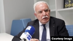 El ministro de Exteriores palestino, Riad al Malki.